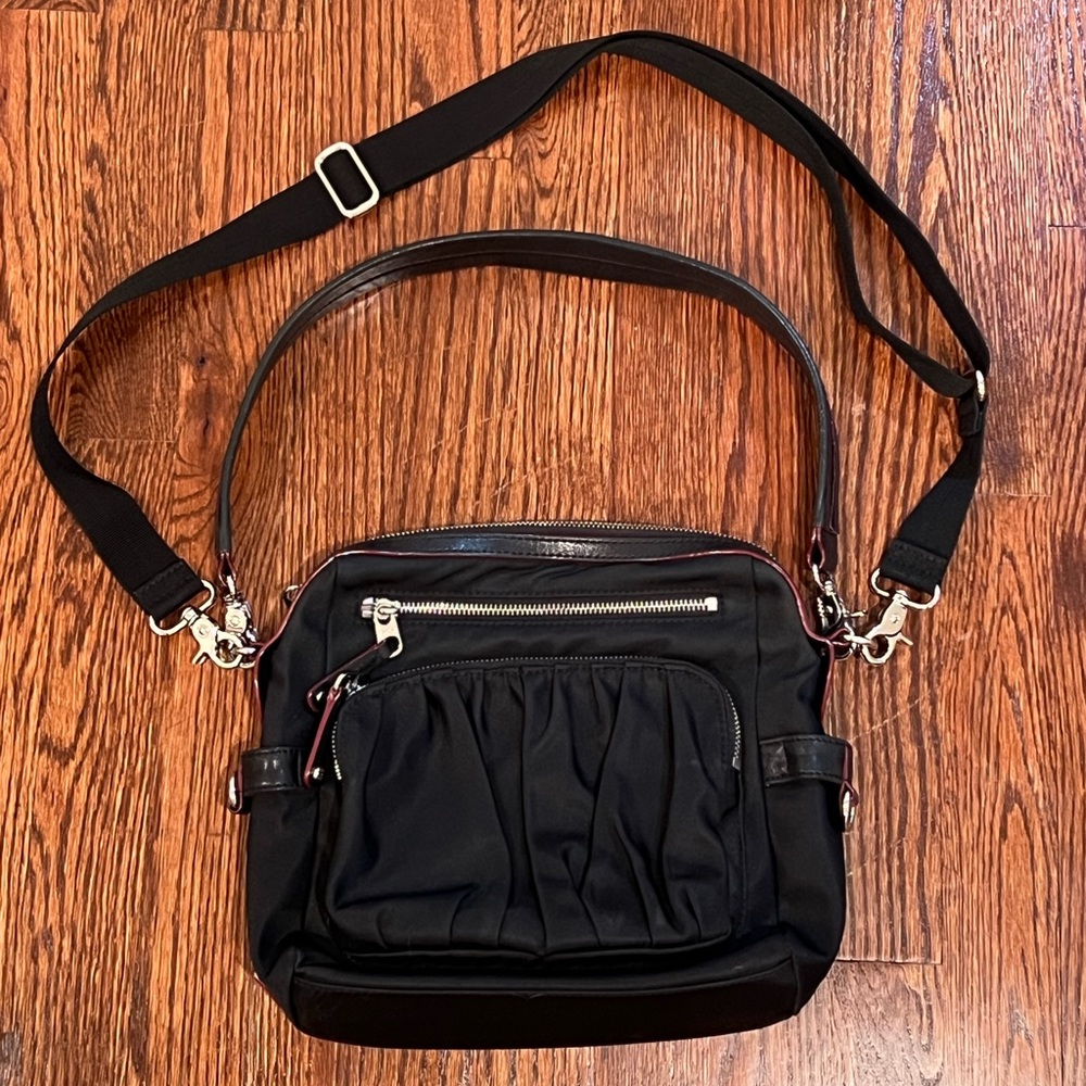 MZ Wallace Black Crossbody Bag - Medium Size